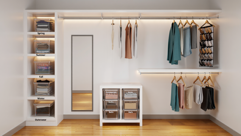 How to Rotate Seasonal Items Without Rebuilding Your Closet ​​