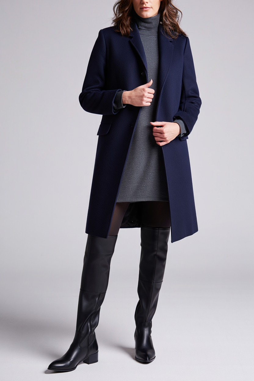 Winter Outfits That Feel Expensive Without the Bulk — Elegant Woman Edition​