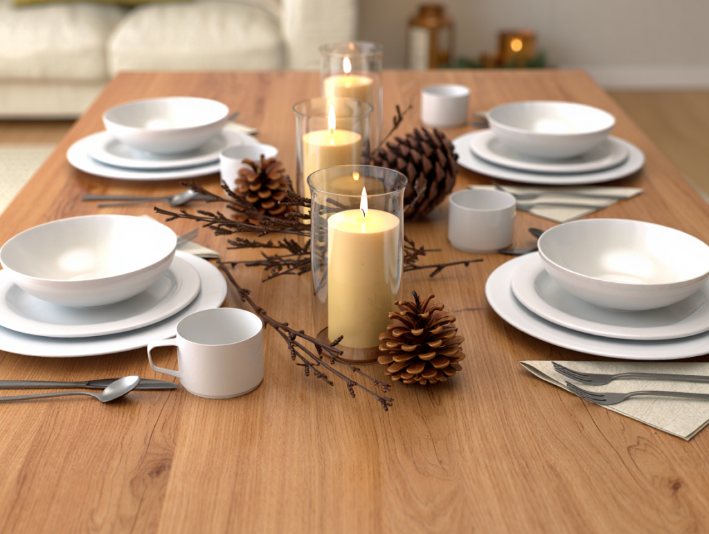 Quiet Luxury Holiday Tablescape Ideas​