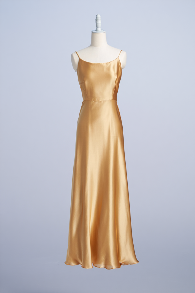 The Sleek Satin Midi Dress