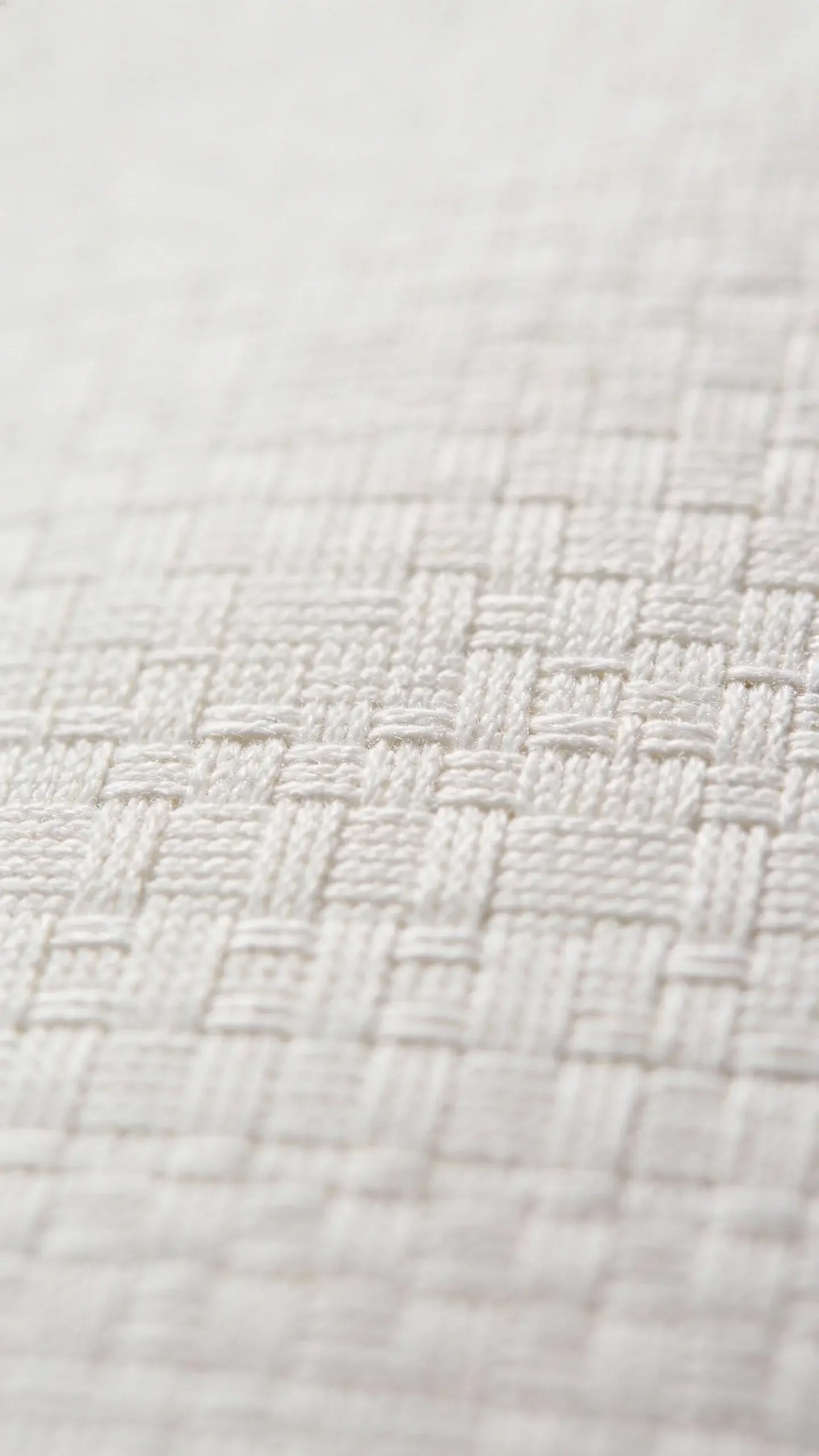 close-up plain weave texture of crisp poplin fabric