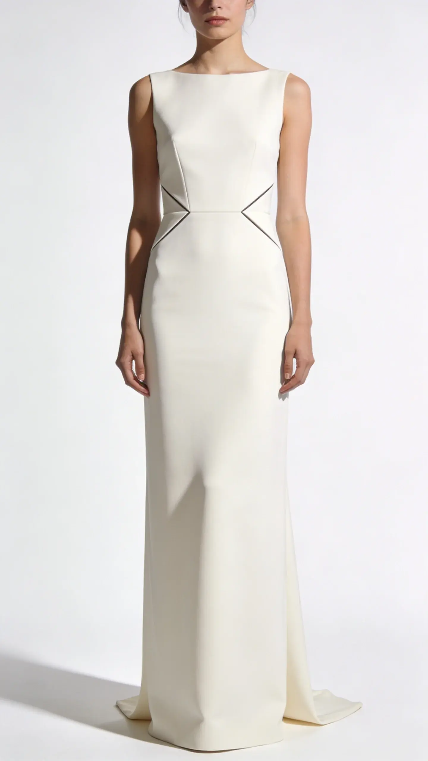 High-quality photo representing: 4. The Column Gown With Modern Minimalist Energy